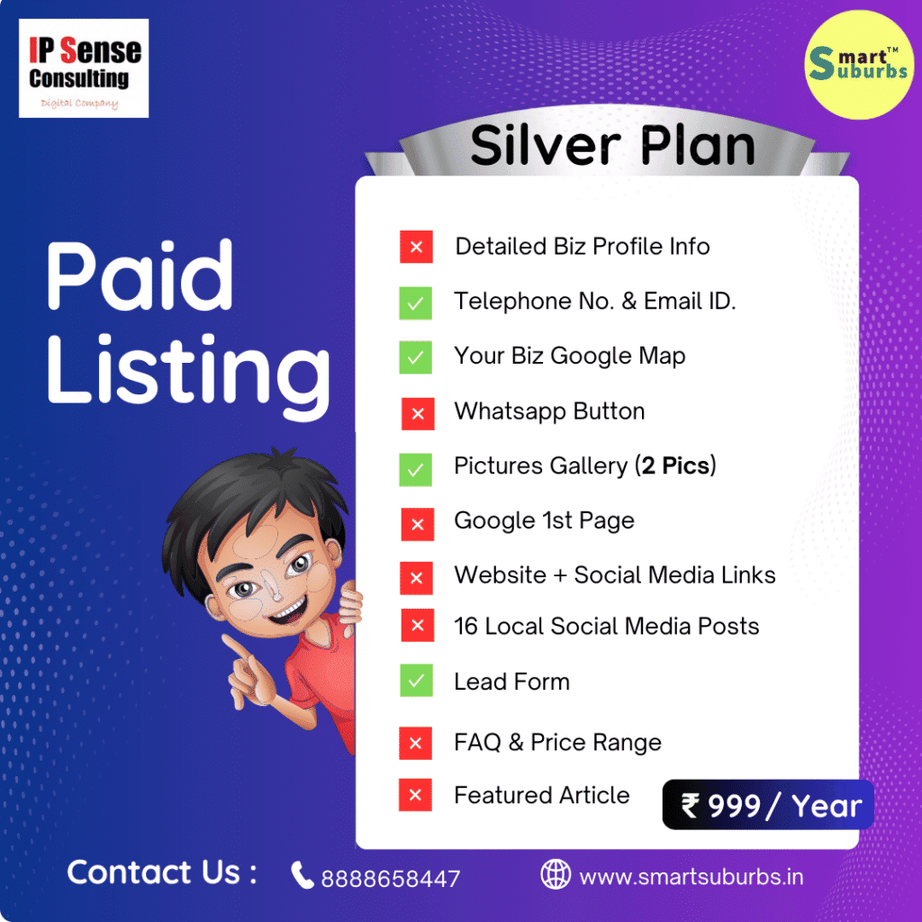 Silver plan for dahisar business directory by best digital marketing agency in pune and mumbai and prices starting at just 999/-