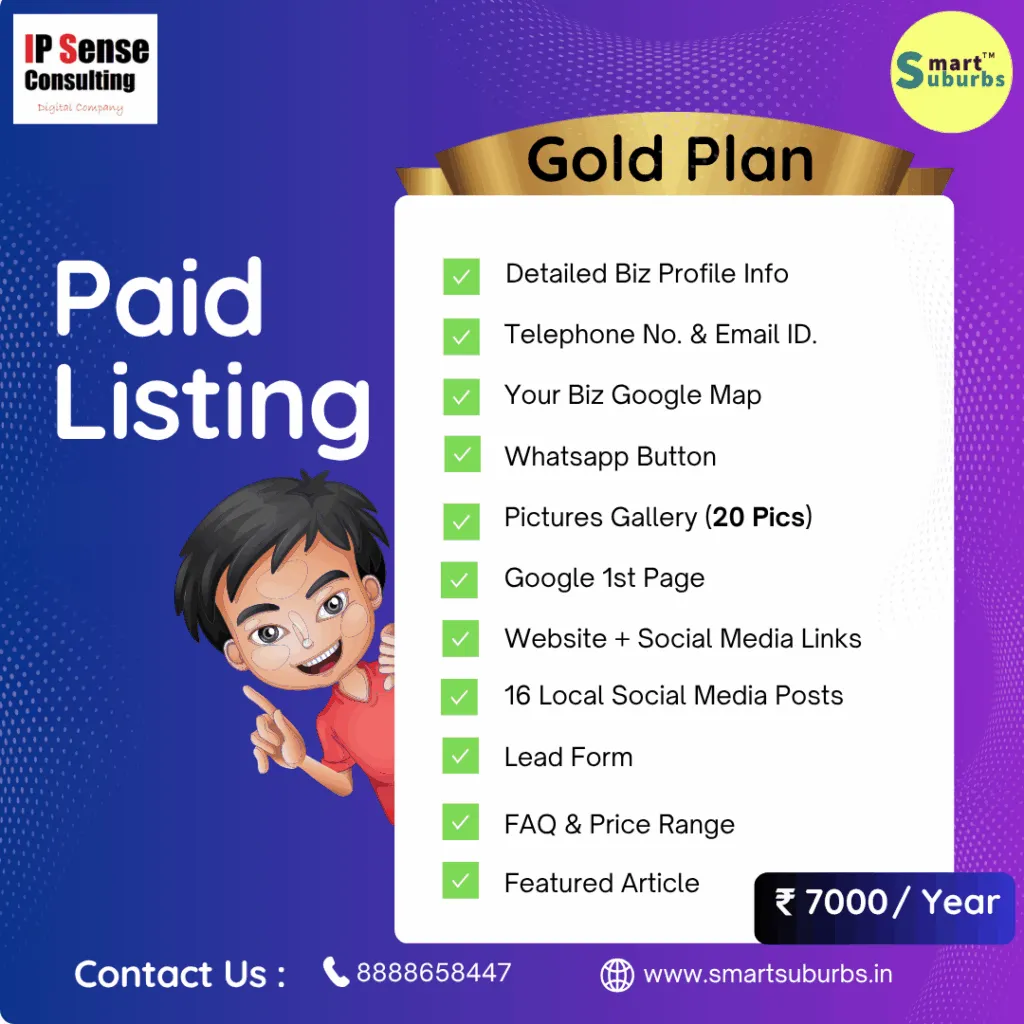 Dahisar business directory , best digital marketing agency in pune with prices starting at just 1000/- per year and gold plan at just 7000/- per year